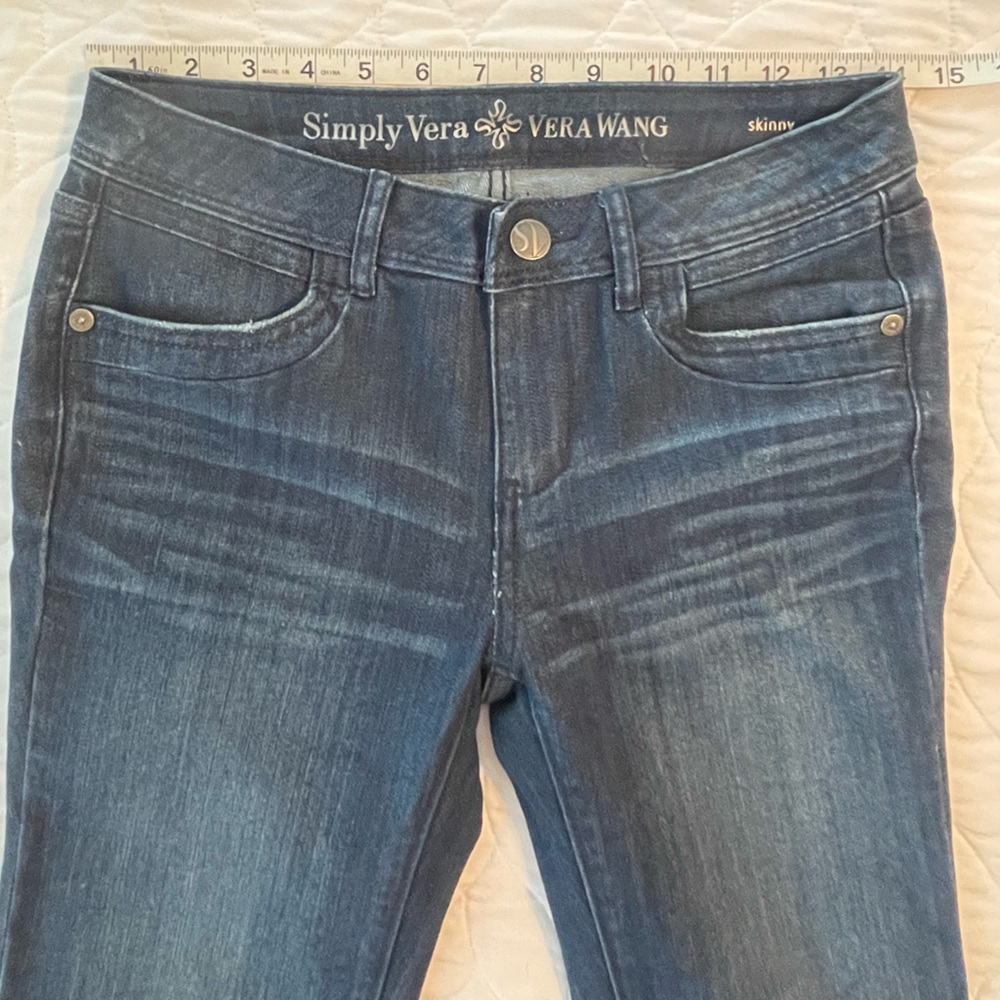Simply Vera by Vera Wang jeans, size 0